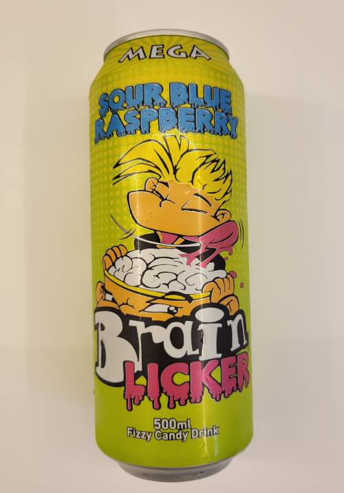 Mega Brain Licker Sour Blue Raspberry